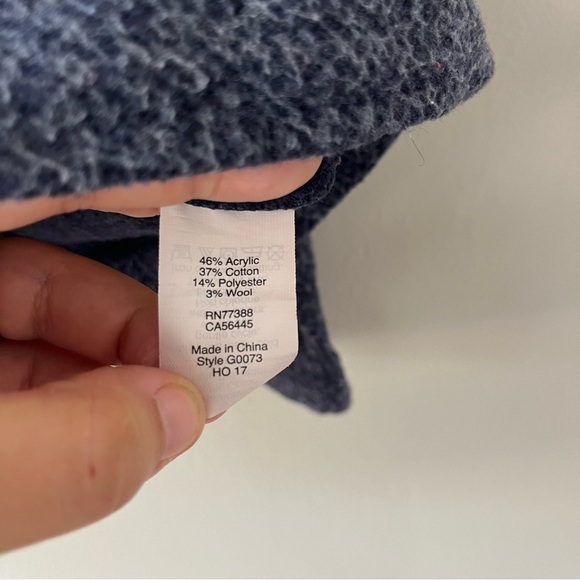 J. Crew Wool Blend Cowl Neck Front Pocket Sweater Small - Picture 5 of 8